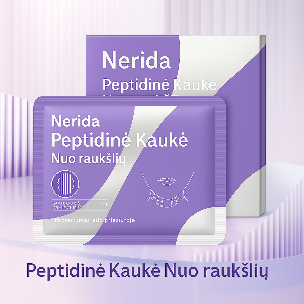 Nerida – Peptidinis Kaklo Antiraukšlinis Pleistras