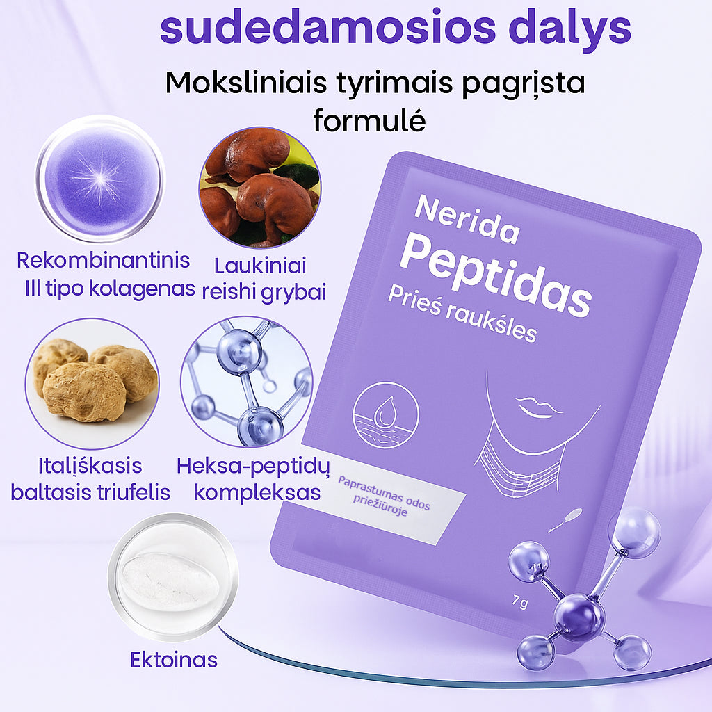 Nerida – Peptidinis Kaklo Antiraukšlinis Pleistras